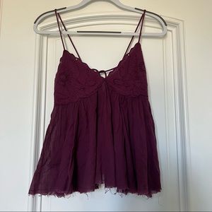 Free People Tie Tank Top